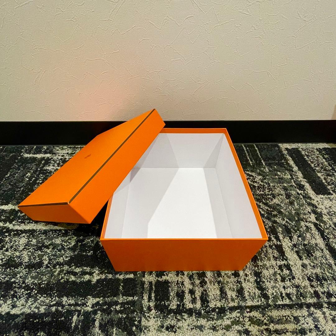 ㊴美品　HERMES　エルメス　ピコタンロックPM用　オレンジ　空箱　長方形