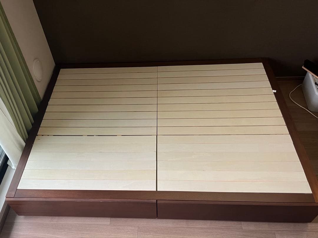 無印良品 ダブル 収納付き2023年購入