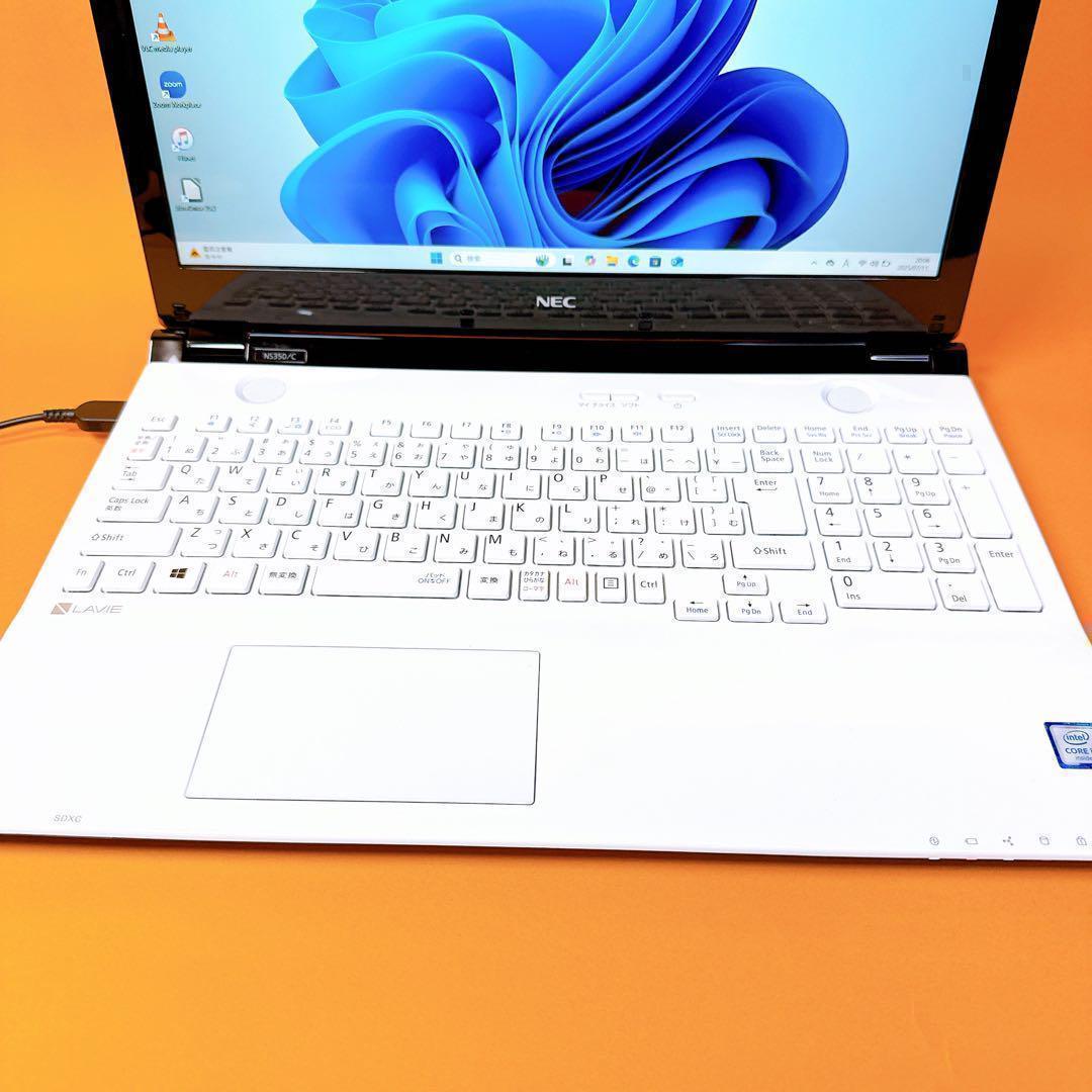 爆速SSD⭐️windows11 カメラ付きノートパソコン NEC カメラ 薄型