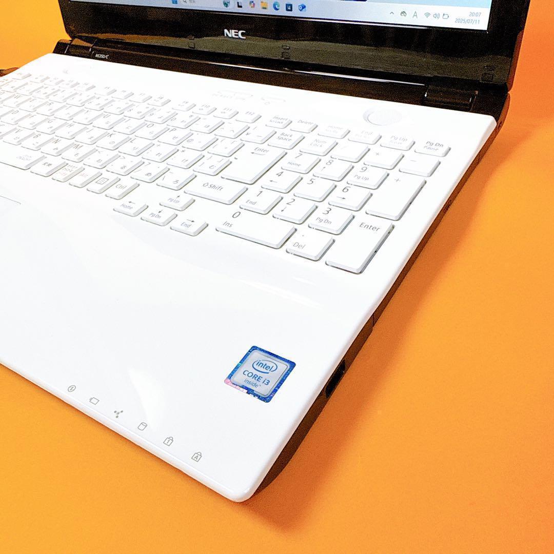 爆速SSD⭐️windows11 カメラ付きノートパソコン NEC カメラ 薄型