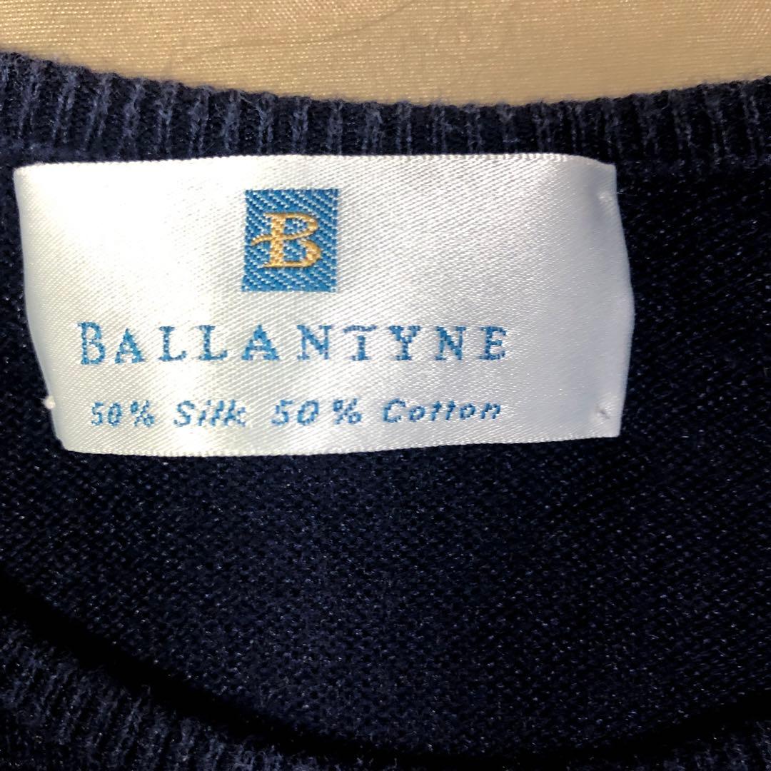 BALLANTYNE シルクコットン　子猫デザイン　ニットセーター