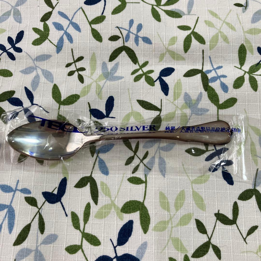 【お値下げしました】TBCL シルバースプーン5本＋シルバーポリシングクロス