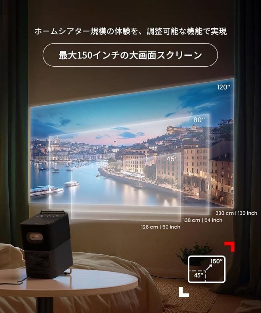 TCL A1s プロジェクター FHD