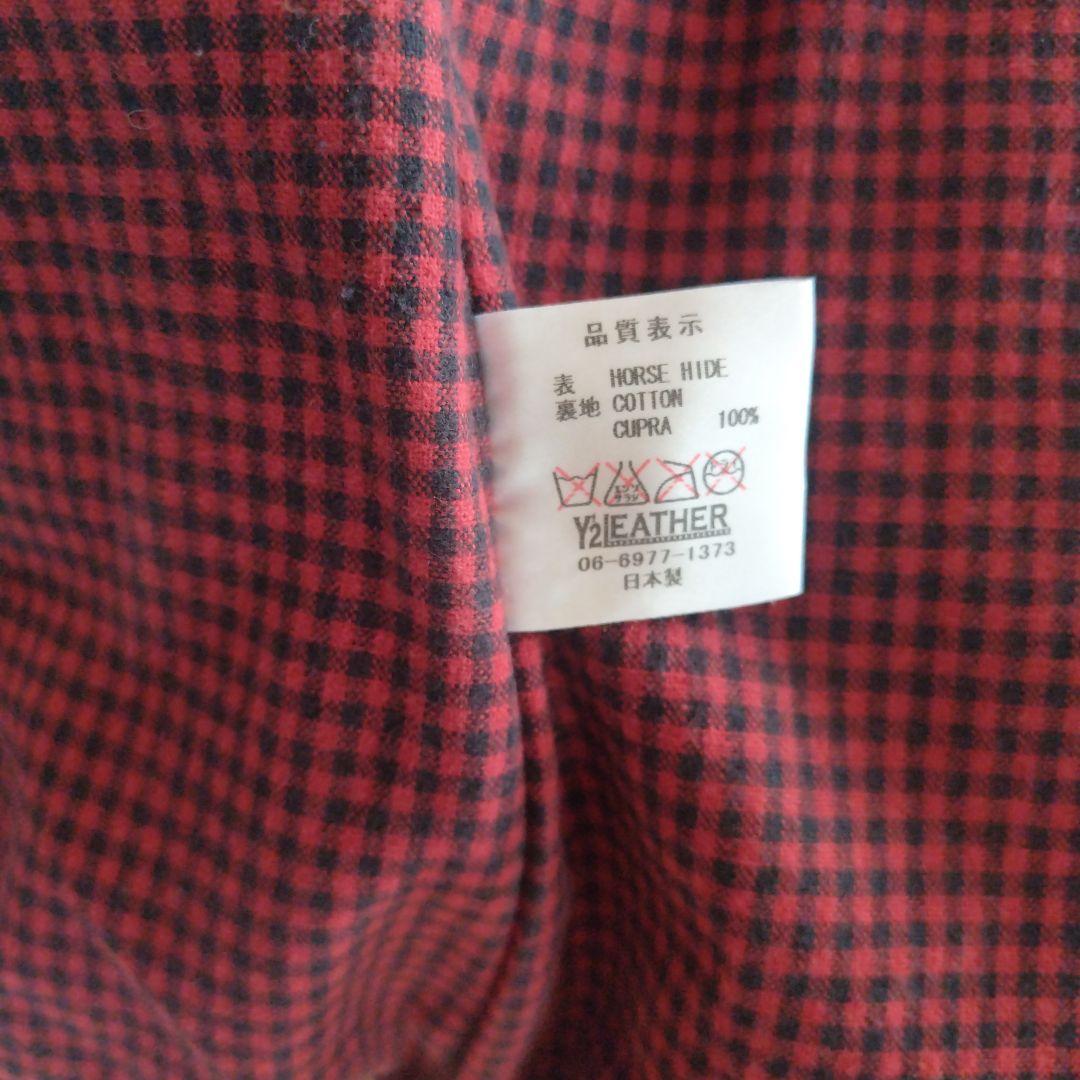 メンズ　Y2Leather 本革ジャケット