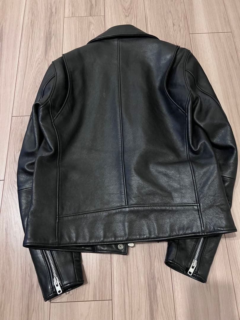 green label relaxing ダブルライダースジャケット　牛革