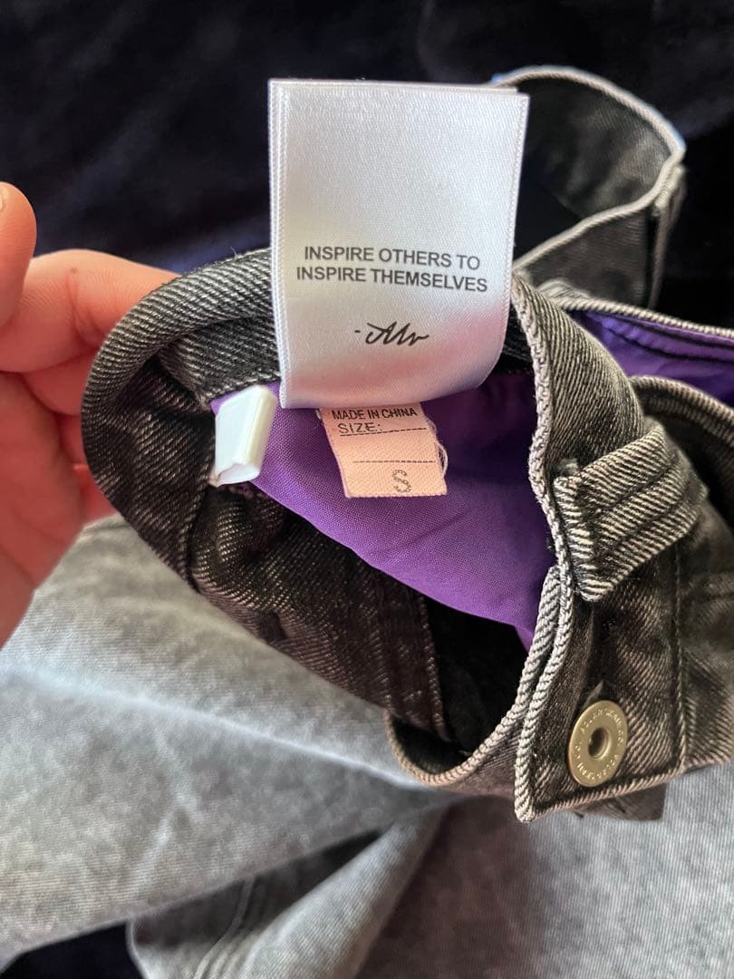 BIG BOY グレー ストレートデニム Sサイズ