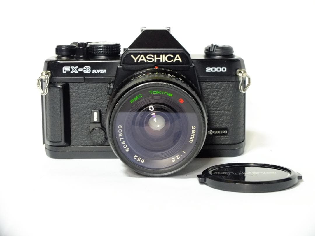 実写確認整備品】ヤシカFX-3・SUPER 2000／トキナー28mmf2.8付