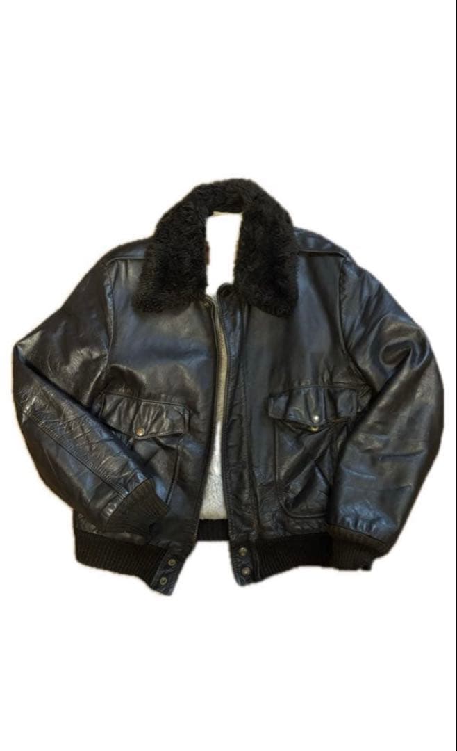 60-70s WILLIAM BARRY G-1 TYPE レザージャケット