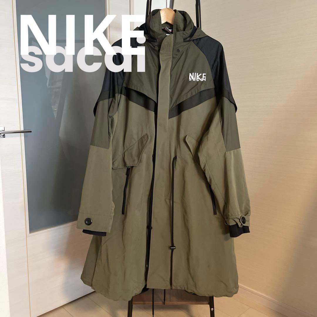 sacai NIKE モッズコート カーキ ユニセックス トレンチコート FW
