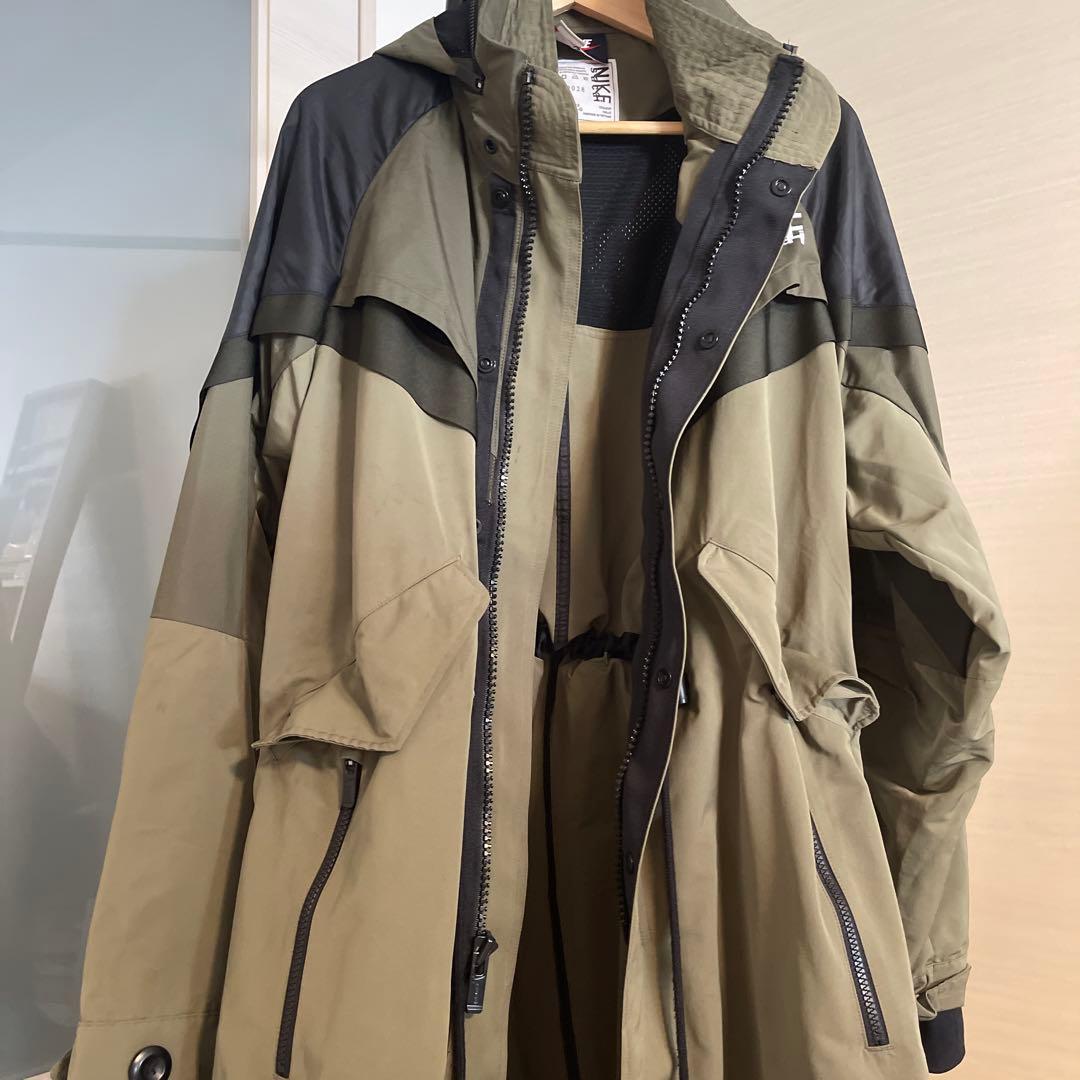 sacai NIKE モッズコート カーキ ユニセックス トレンチコート FW