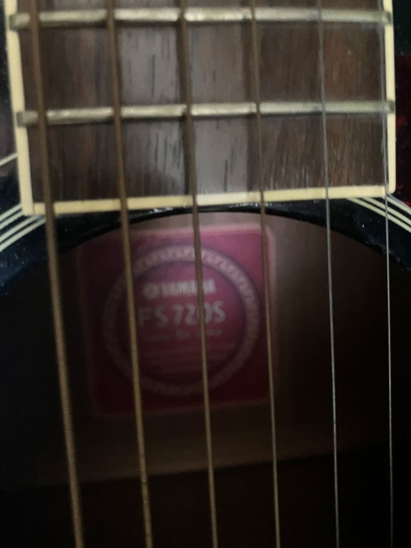 アコースティックギター yamaha FS720S BL 付属品付きです