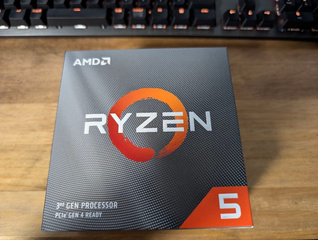 AMD Ryzen5 3600 純正クーラー付き