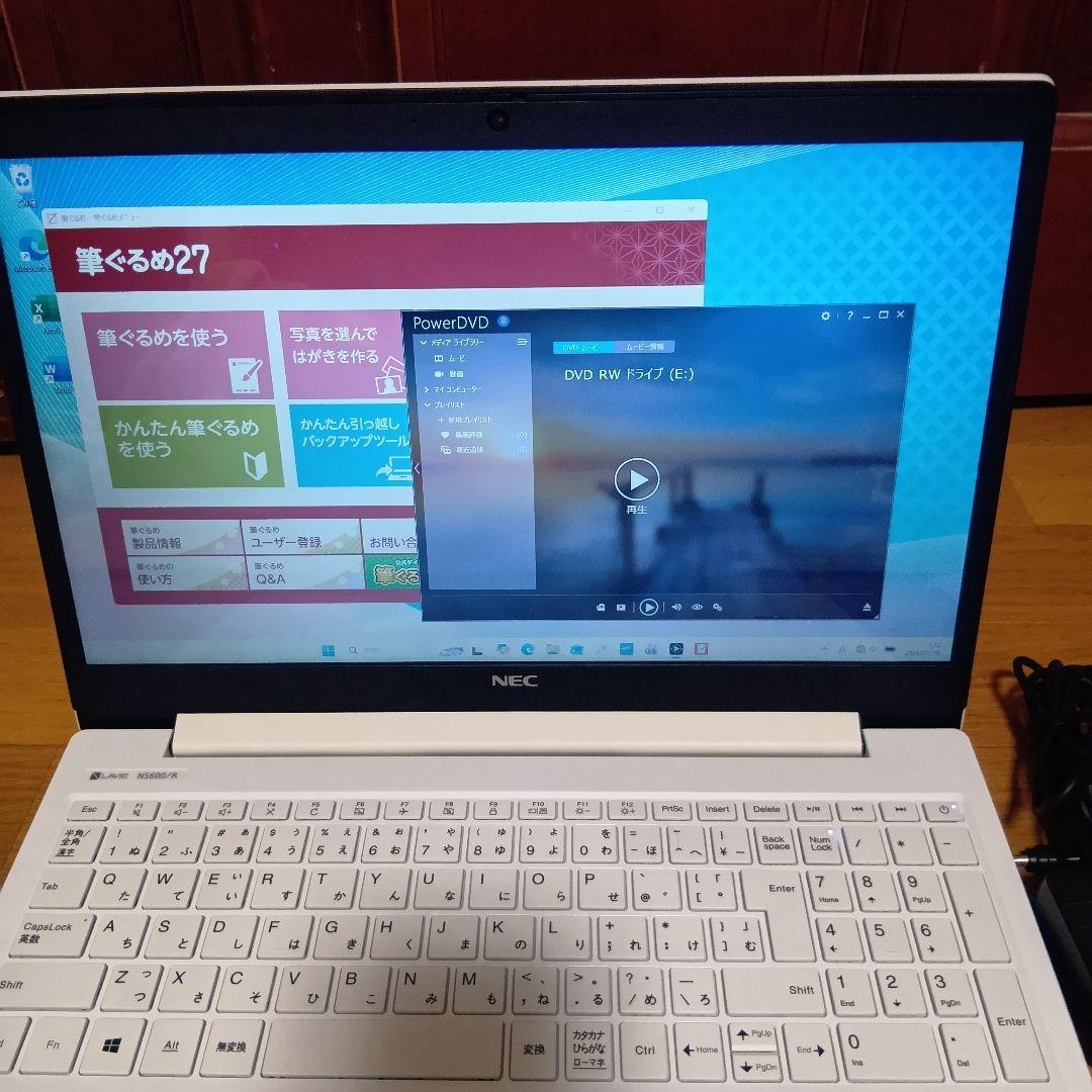 NEC ノートパソコン　LAVIE NS600/R メモリ20GB