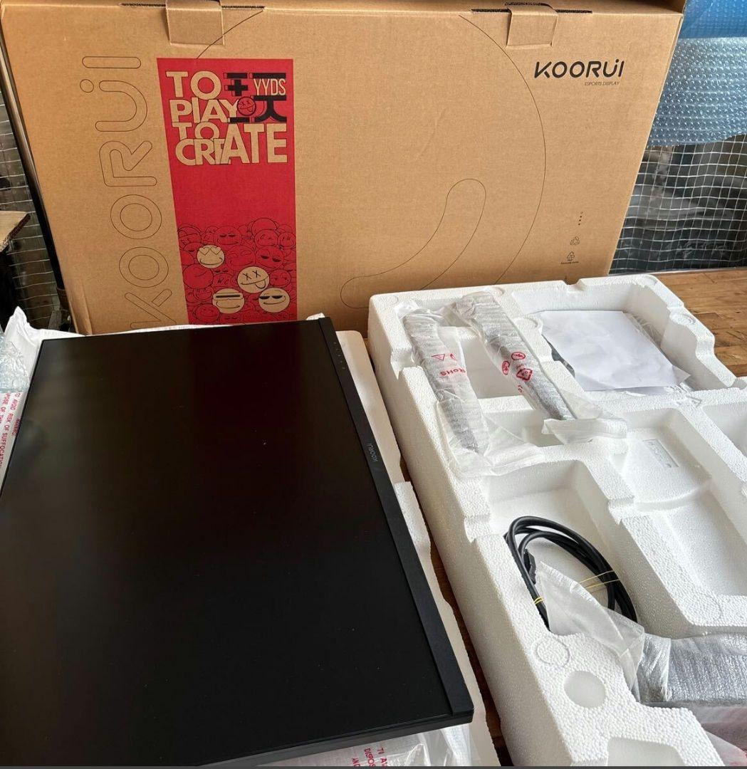 美品KOORUI ゲーミングモニター 27E1QA 27インチ
