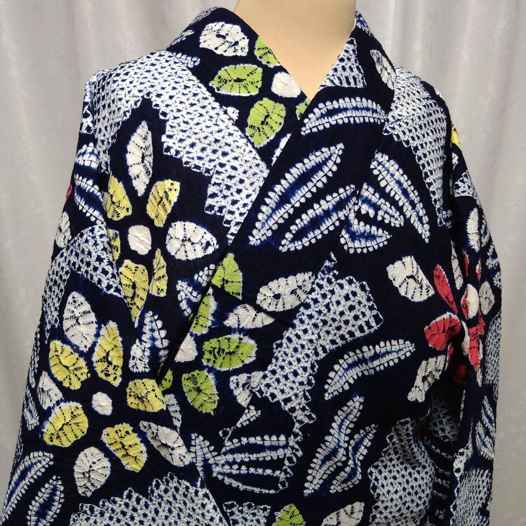 浴衣　有松鳴海絞り　出品９月末まで