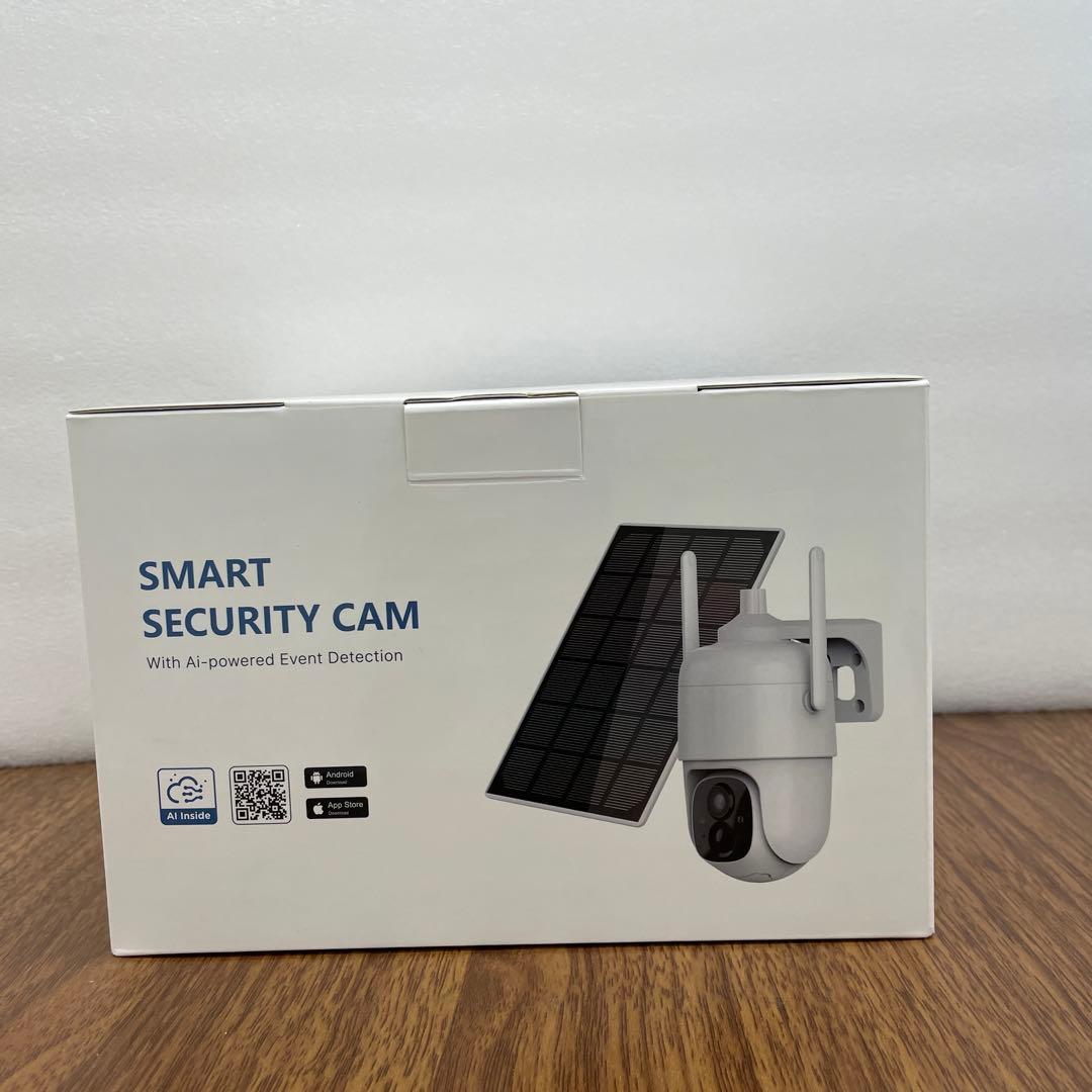 10037 Hiseeu防犯カメラソーラー ワイヤレス防犯カメラ