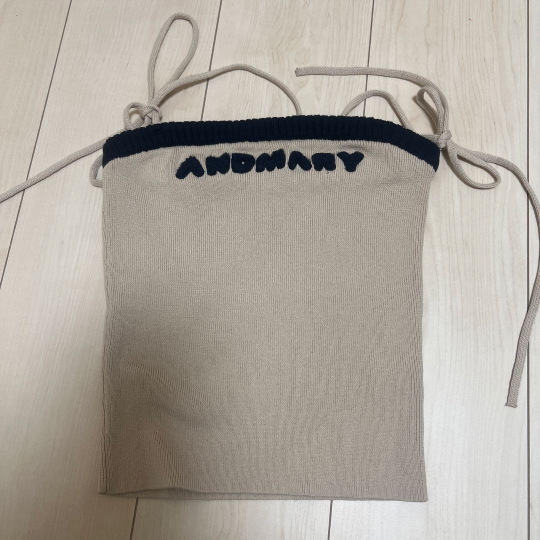 トップス andmary Zoe full zip set up