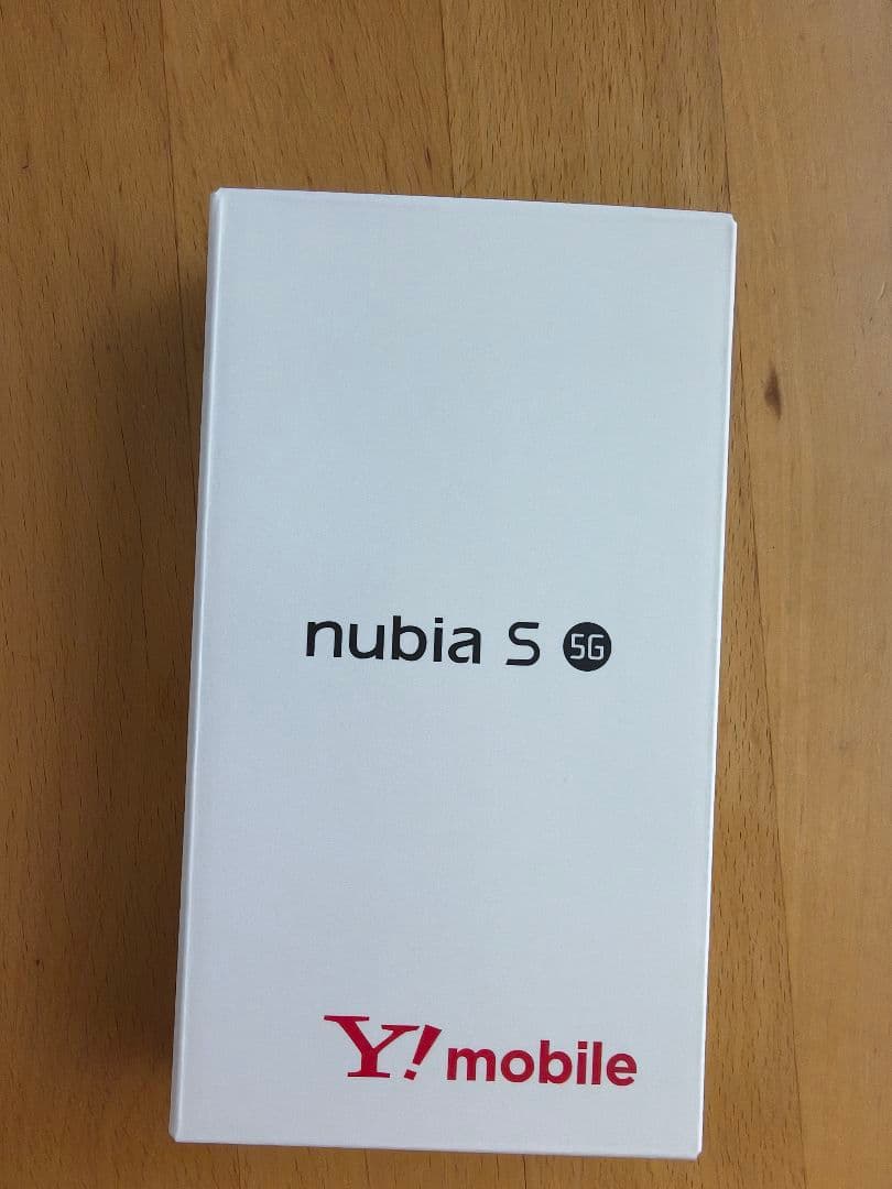 nubia S 5G Y!mobile 未使用本体