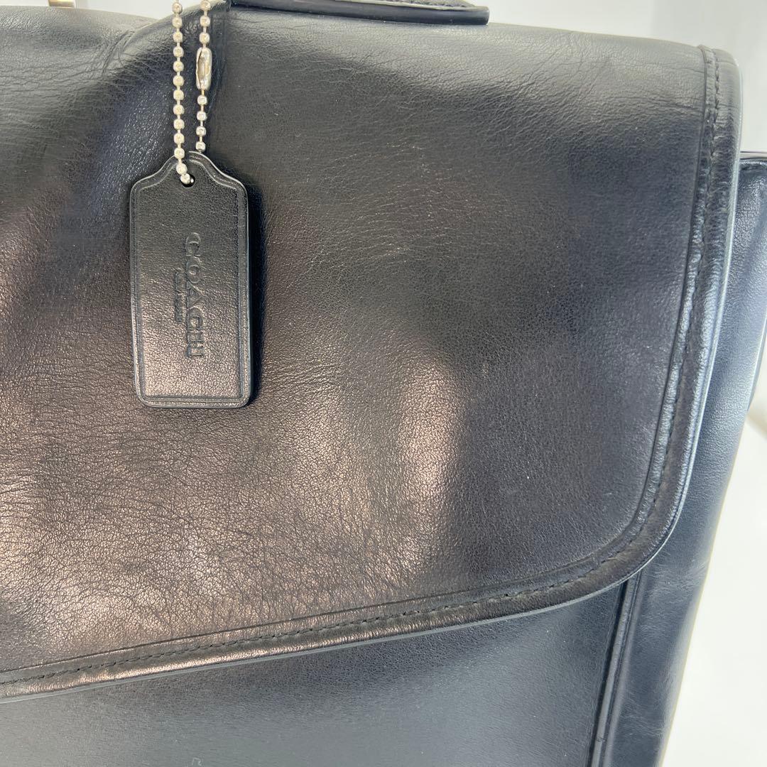 COACH オールドコーチ USA製 グローブレザー 2WAY ショルダー付