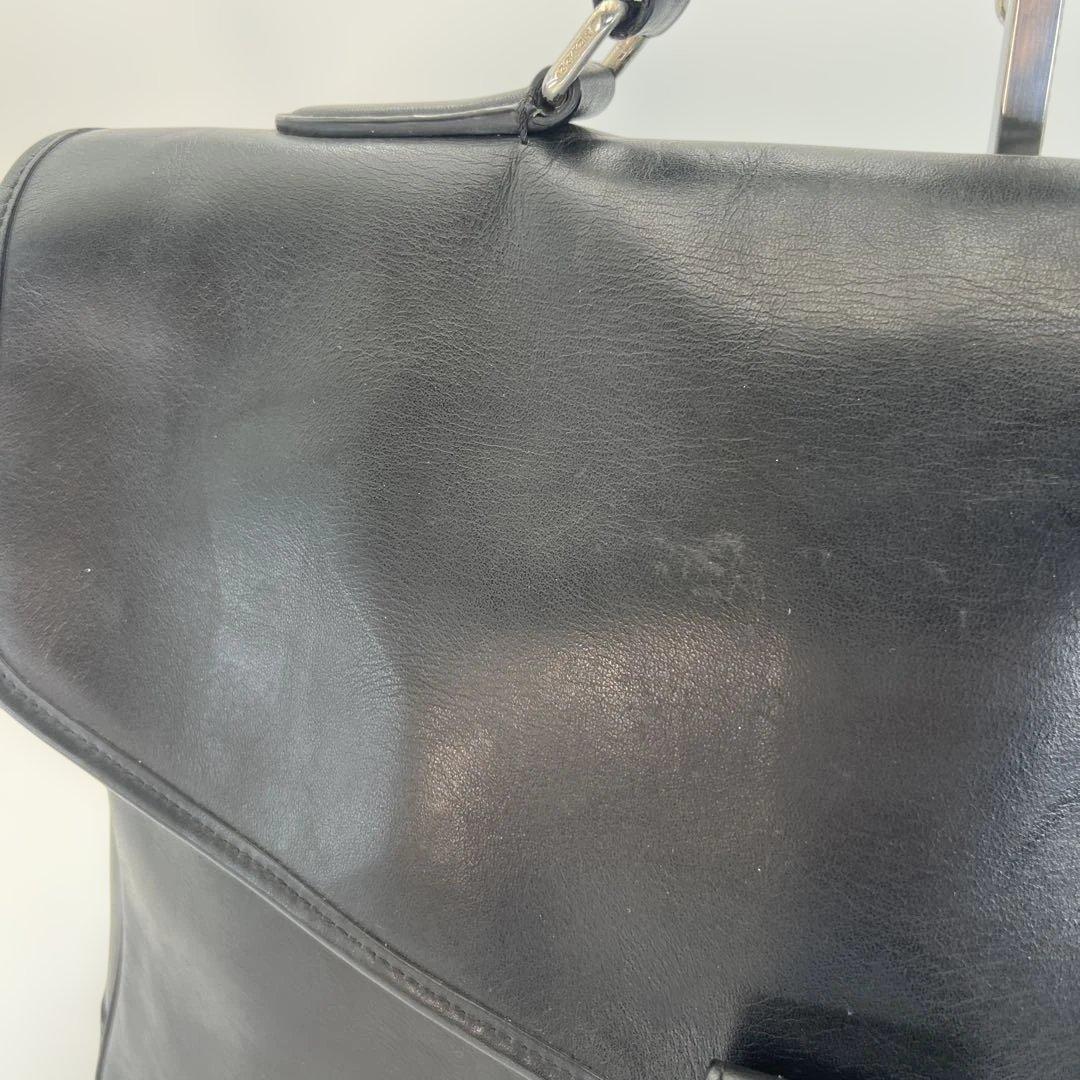 COACH オールドコーチ USA製 グローブレザー 2WAY ショルダー付