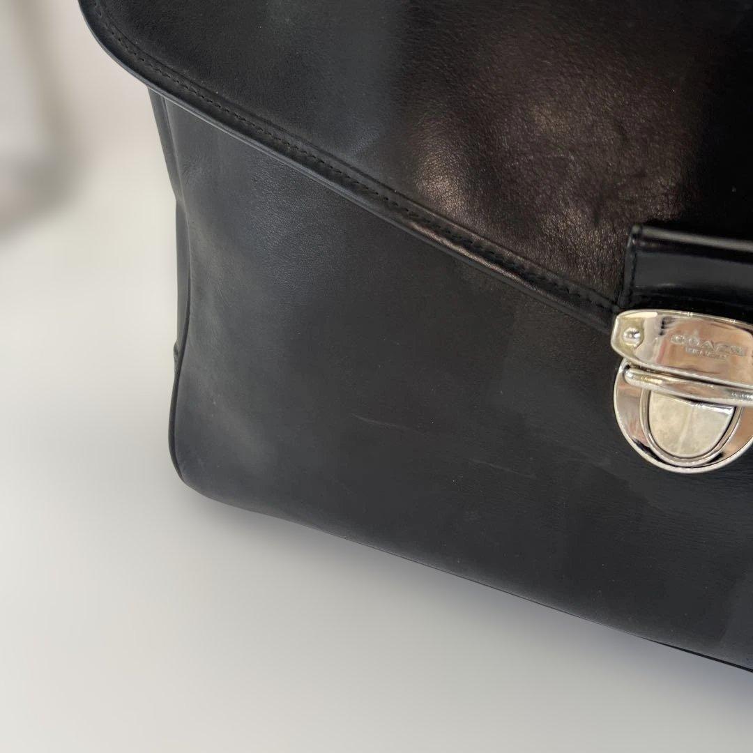 COACH オールドコーチ USA製 グローブレザー 2WAY ショルダー付