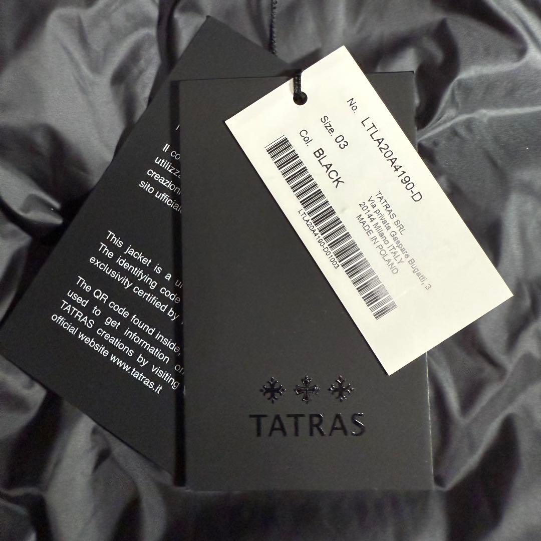未使用 タグ付き タトラス オラ ダウンコート 大きめ 高級 希少 Aライン