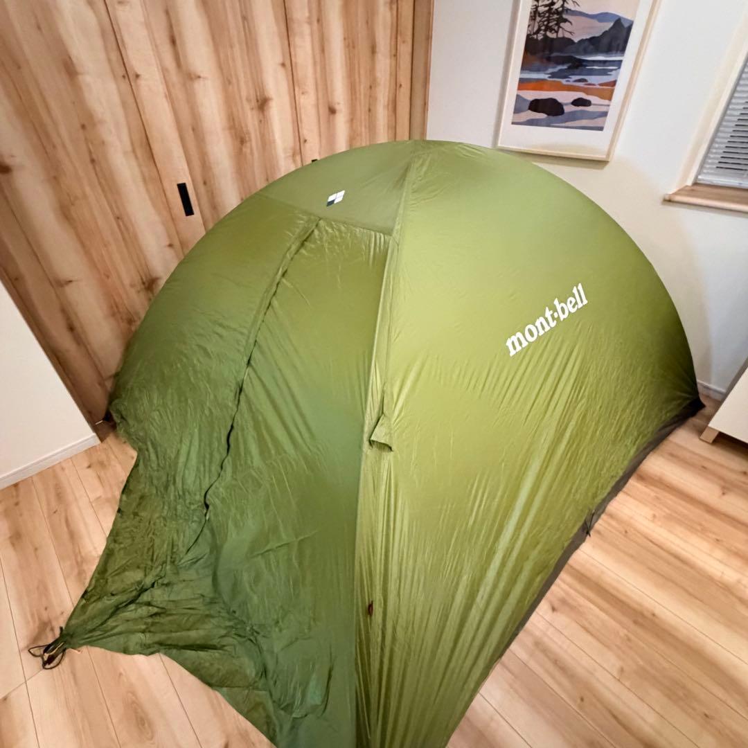 【メンテ済】モンベル ステラリッジ4型 スリーブ式＋チタン＆雪用ペグ付