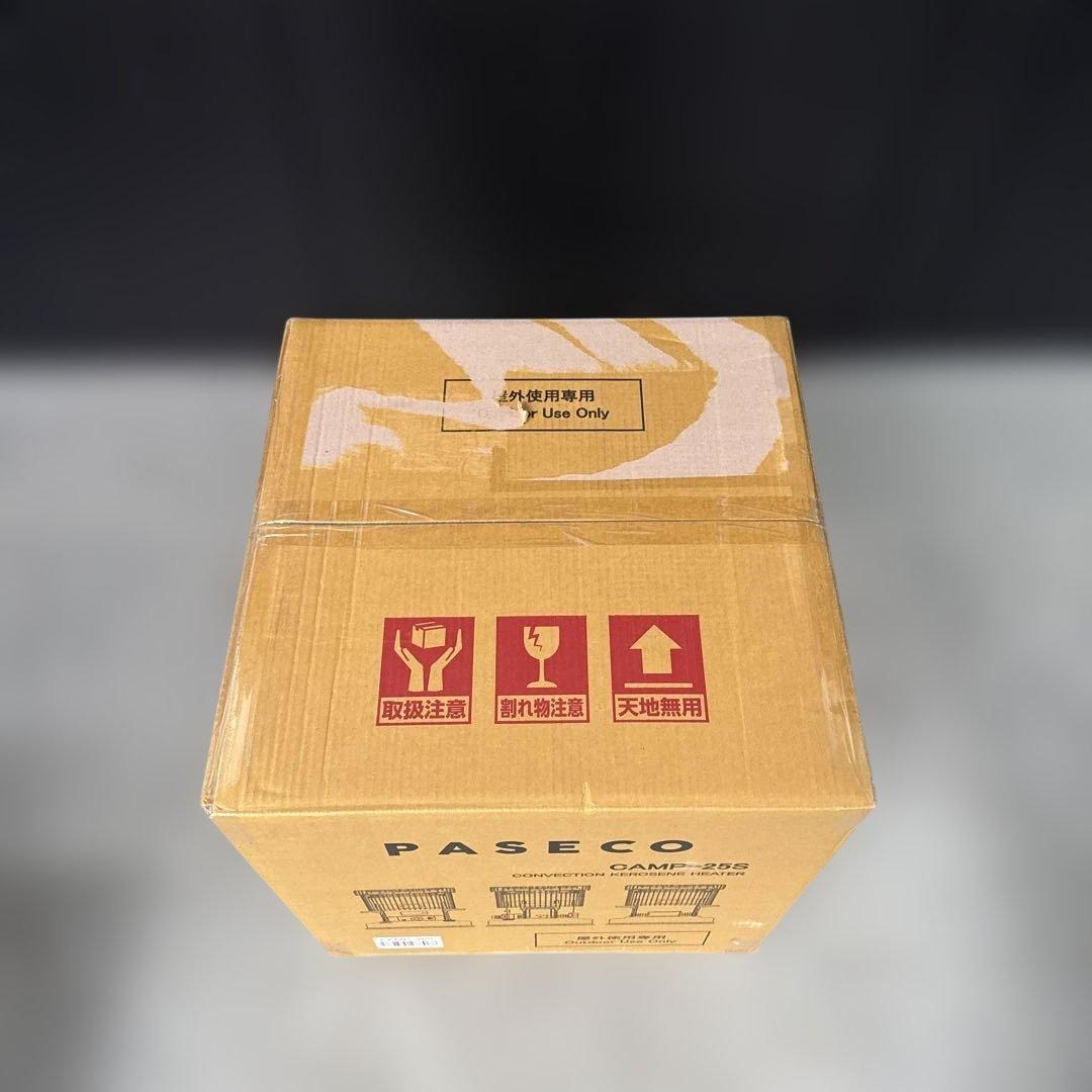 【新品未使用】PASECO CAMP-25 対流式灯油ストーブ　ブラック