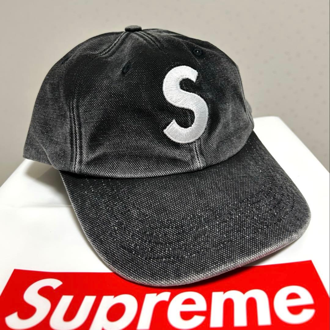 24H以内発送 完売品 新品 黒 Pigment S Logo 6-Panel