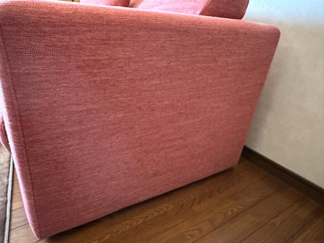 ニトリ　2人掛け　ソファ クッション付き