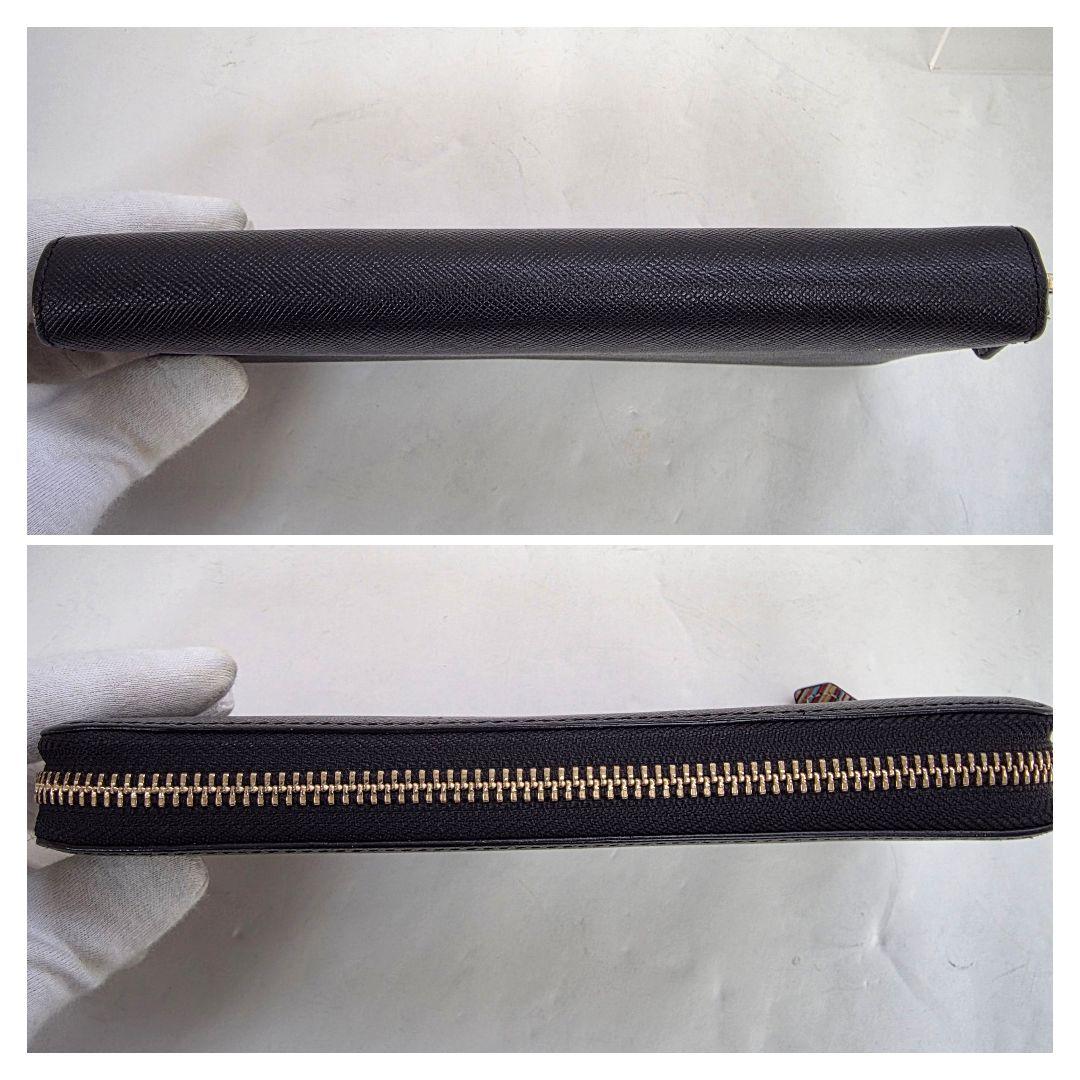 【極美品】 ポールスミス ジップストローグレイン2 長財布 ラウンドジップ