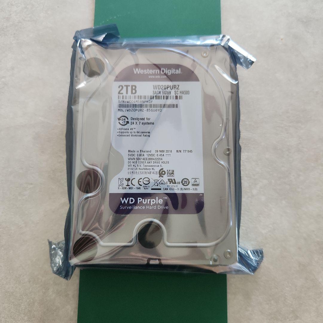 【未開封】Western Digital WD Purple 2TB HDD