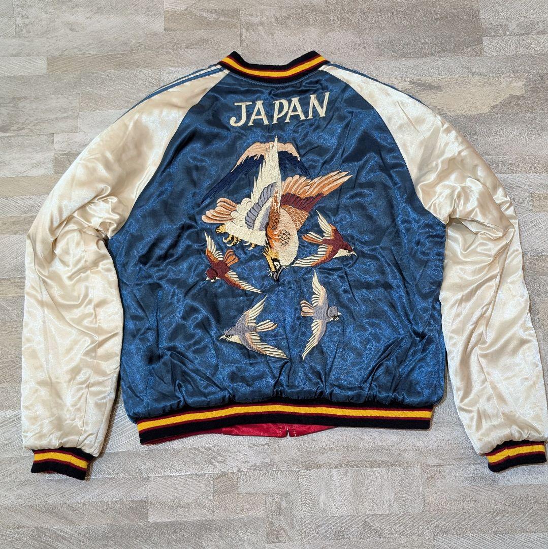 ★超土日ゲリラ★ドラゴンフライ リバーシブル 刺繍 スカジャン 鷹 龍 鷲