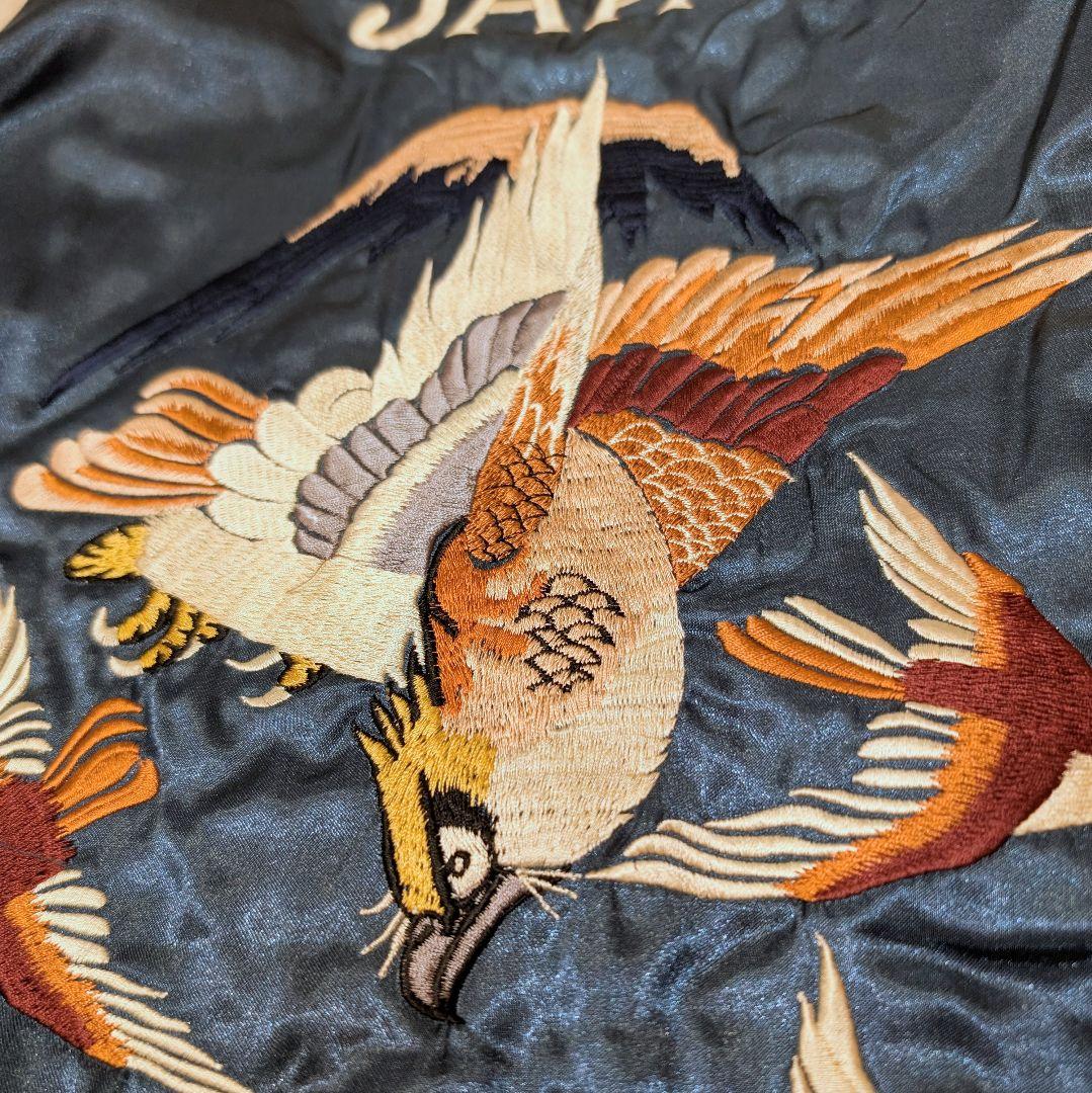 ★超土日ゲリラ★ドラゴンフライ リバーシブル 刺繍 スカジャン 鷹 龍 鷲