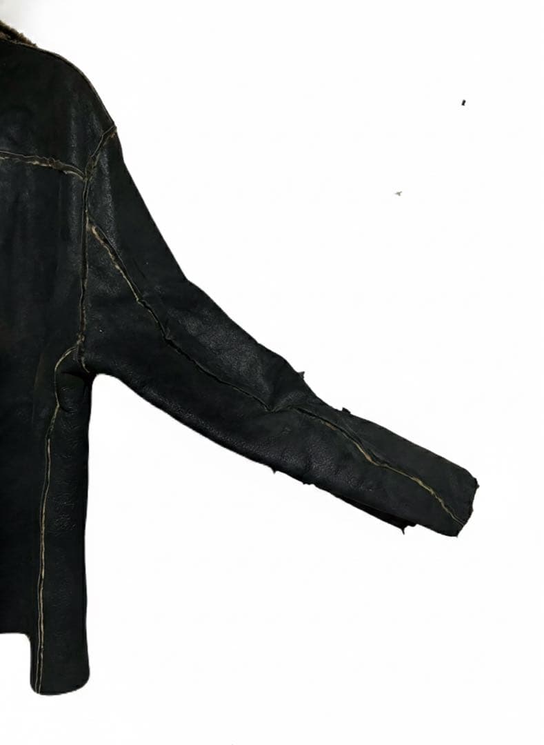 Papus ムートンコート　羊革コート　Mサイズ