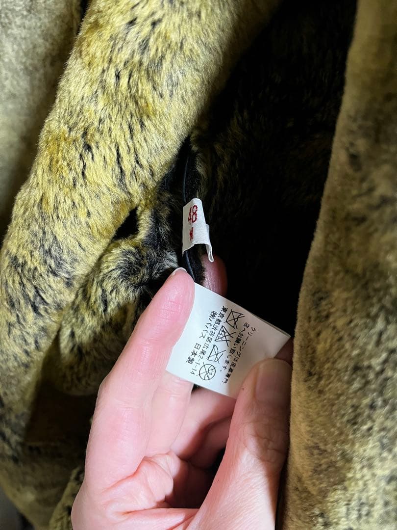 Papus ムートンコート　羊革コート　Mサイズ