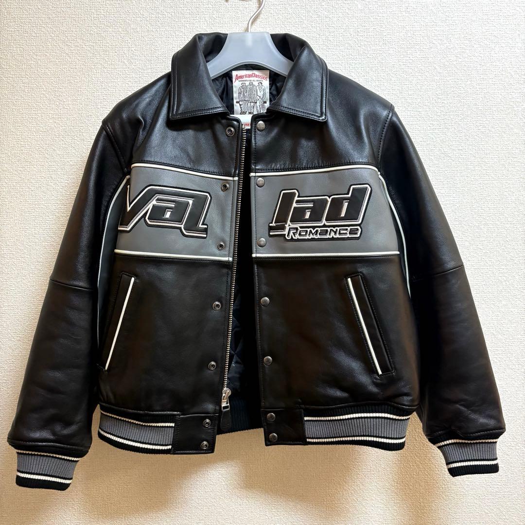 VALLAD × AVIREX レザー バーシティジャケット 【美品】