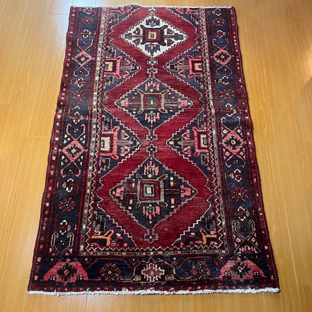 ペルシャ絨毯 ペルシャヴィンテージラグ 172x110cm