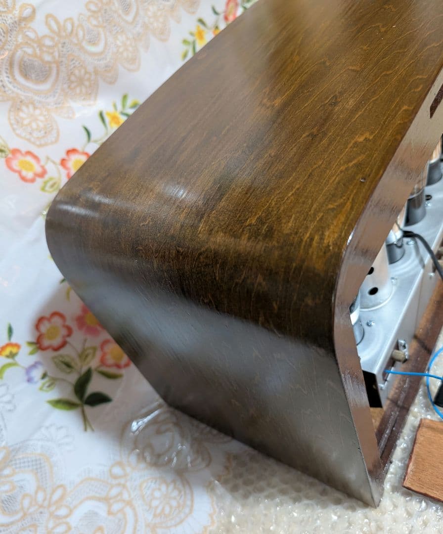 家族団らん昭和レトロST真空管ラジオ　マツダ614A　bluetooth付