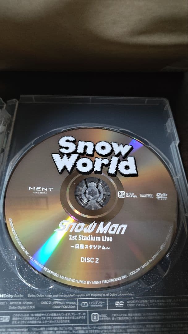 DVD Man　スノーマン　1stStadiumLive　日産スタジアム