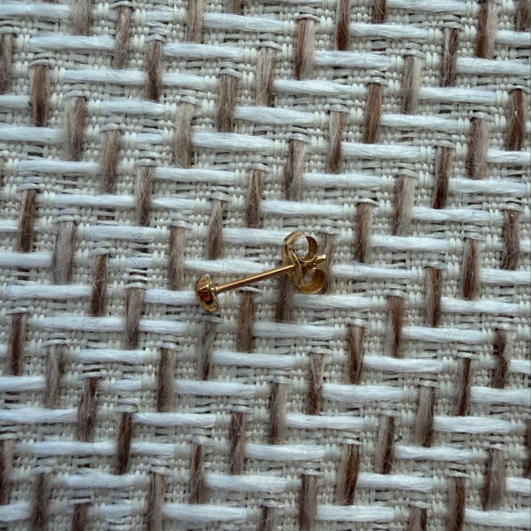 早い者勝ち【美品】K18YG プチピアス イエローゴールド シングルピアス 片耳