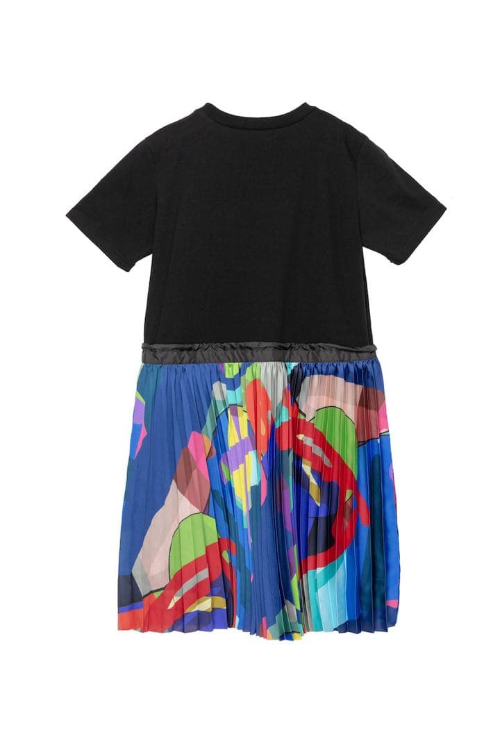 sacai kaws コラボ　マルチカラードッキングワンピース