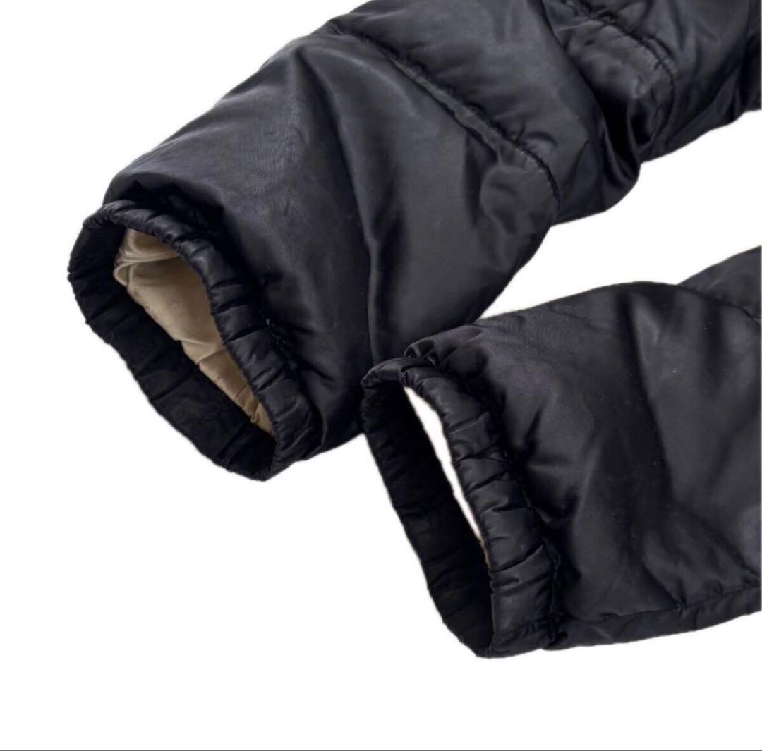 PRADA ダウンジャケット ブラック サイズ40 短丈 三角ロゴ