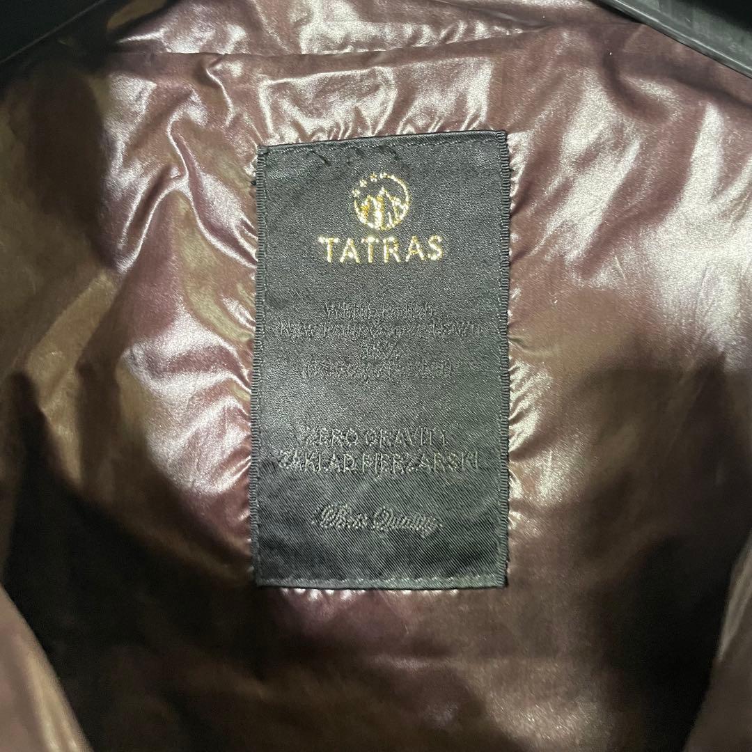 Y*o様 TATRAS フード付きダウンジャケット ダークブラウン　34サイズ