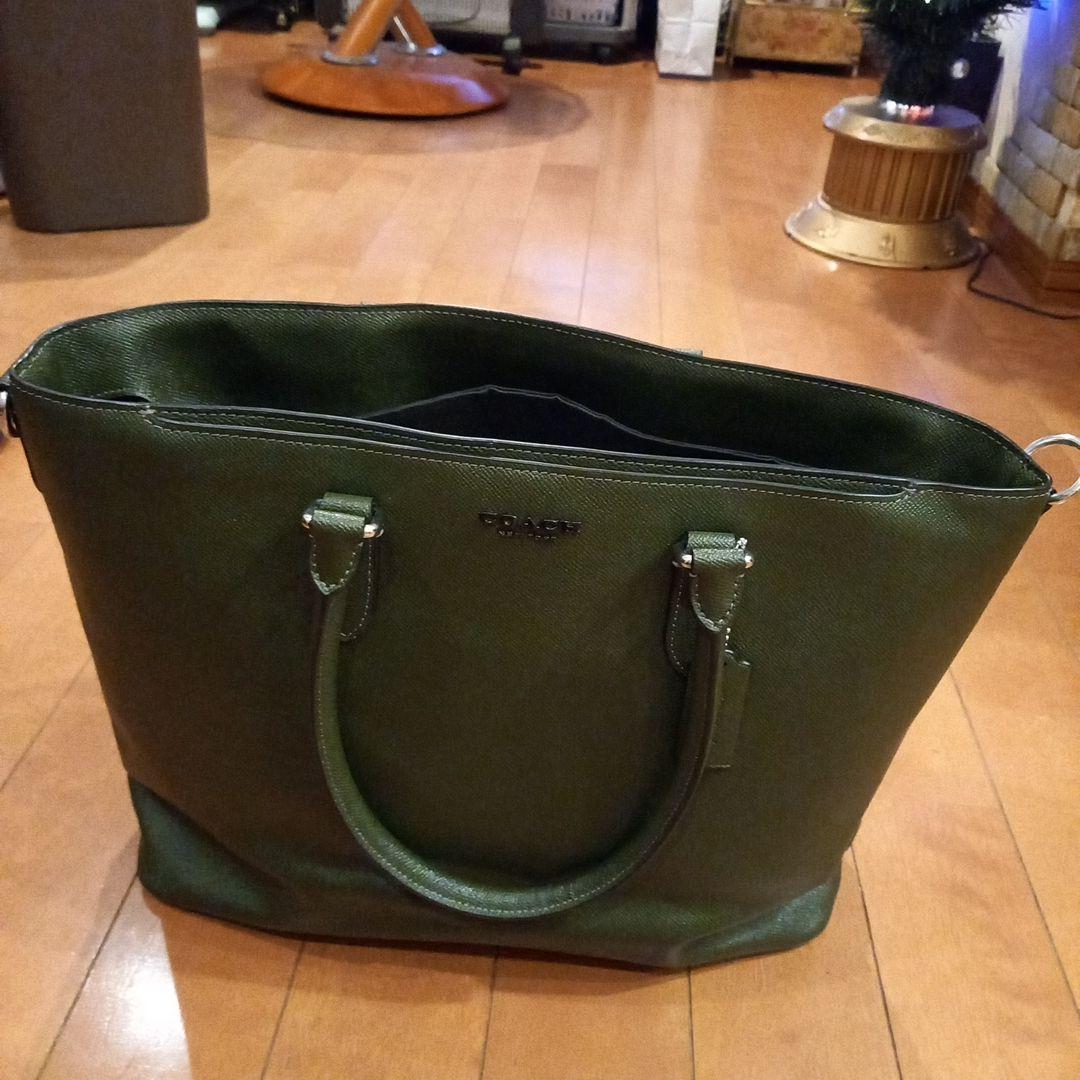 ossiさま専用　COACH オリーブグリーン トートバッグ