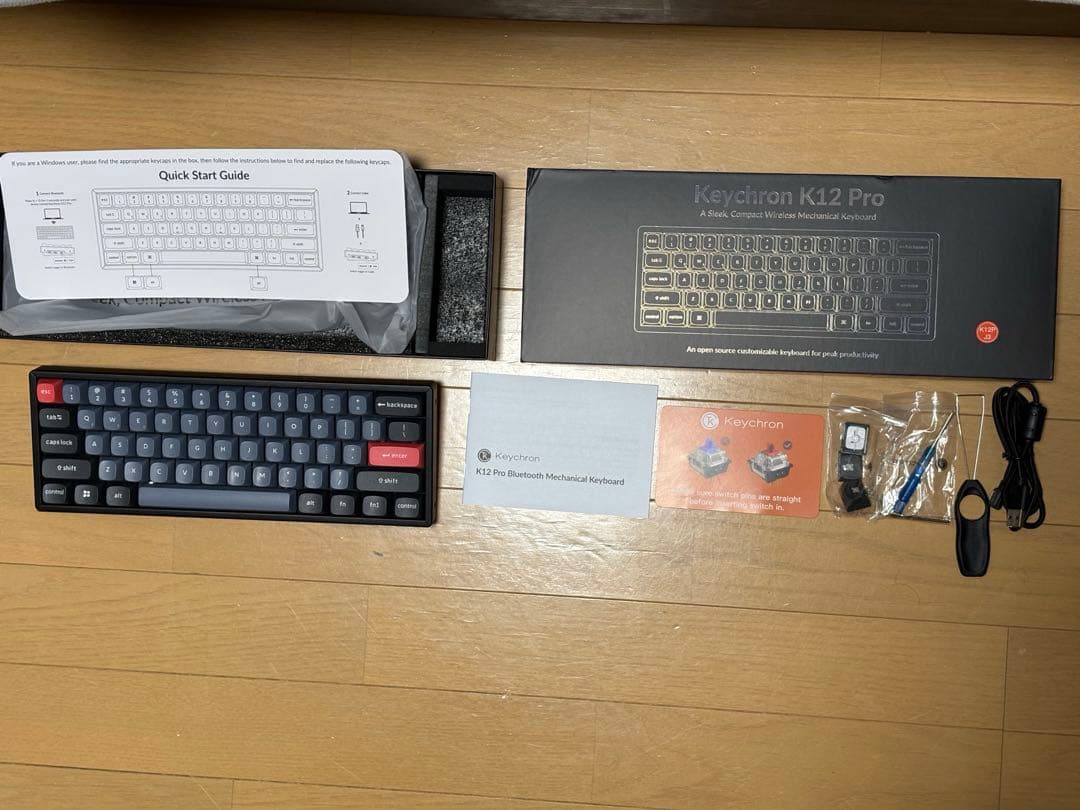 Keychron K12 Pro LED 茶軸