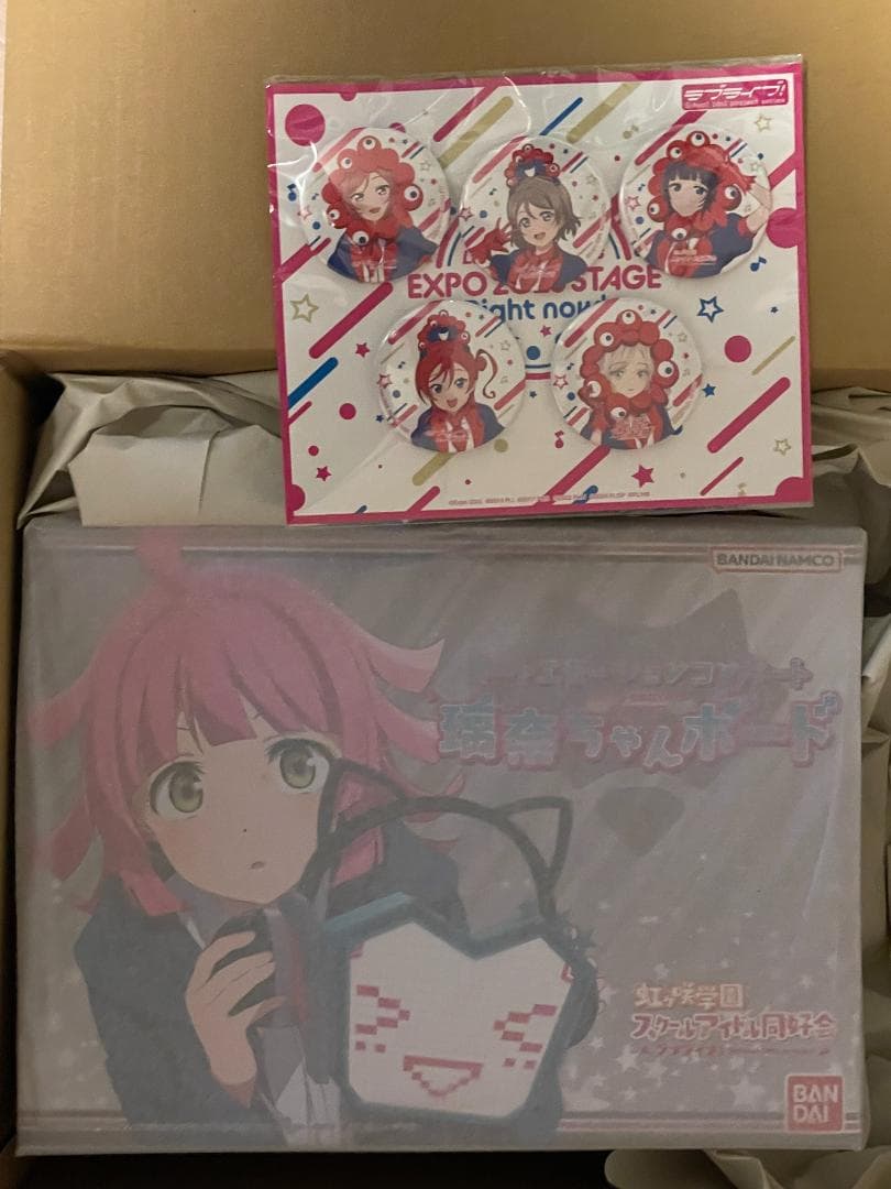 ラブライブ！オートエモーションコンバート璃奈ちゃんボード EXPO缶バッジセット