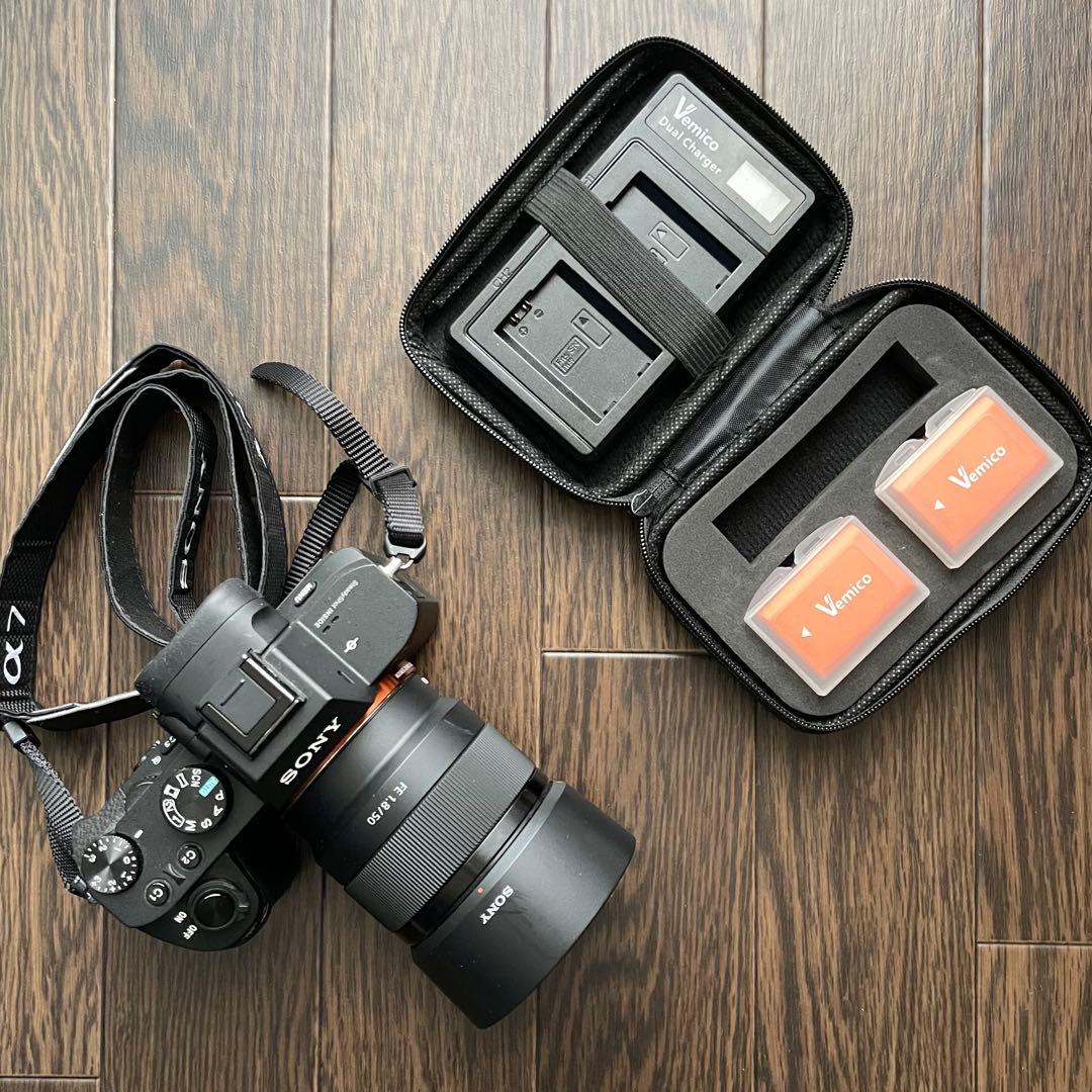 SONY α7Ⅱ 本体 ILCE-7M2 + 単焦点レンズ + カメラバッグ