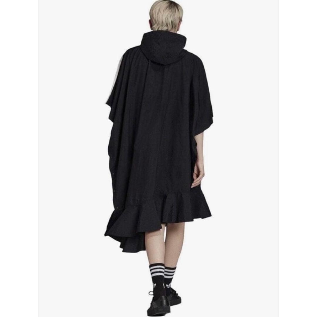 アディダス adidas originals J KOO ポンチョ フリル 黒