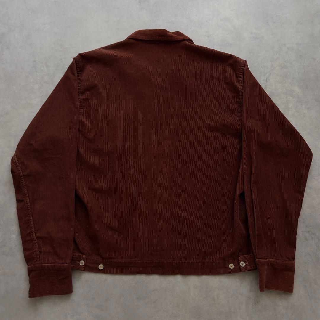 50s 袋縫い オープンカラー コーデュロイ シャツ ヴィンテージ ビンテージ